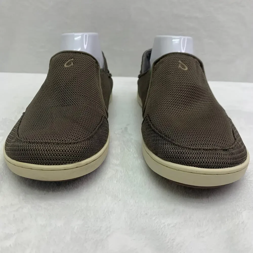 OluKai Mens 8.5 Nohea Mesh Sneakers Slip On Comfort Shoes Collapsible Heel Water